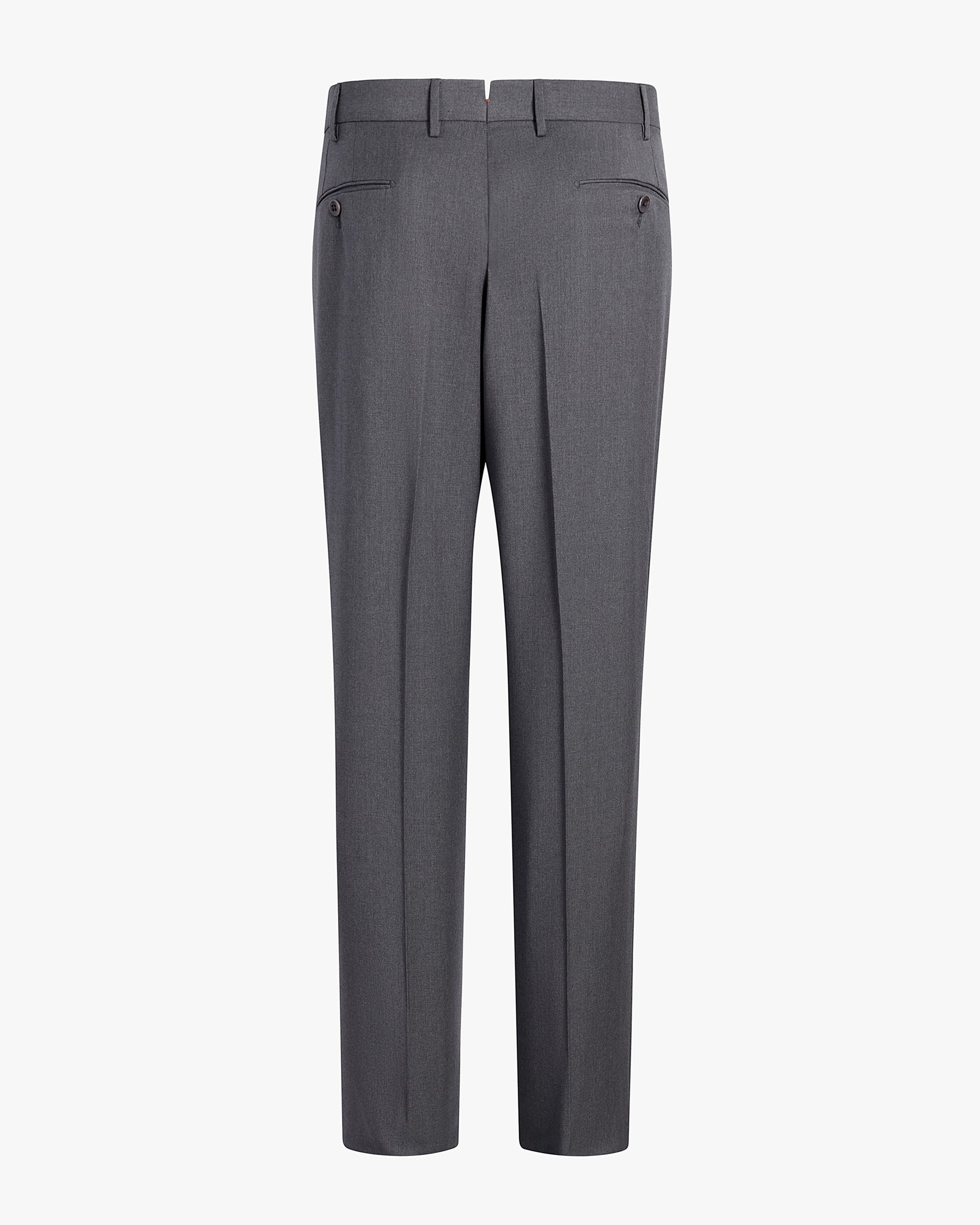 Parker Platinum Super 130s Gab Trouser - Medium Grey