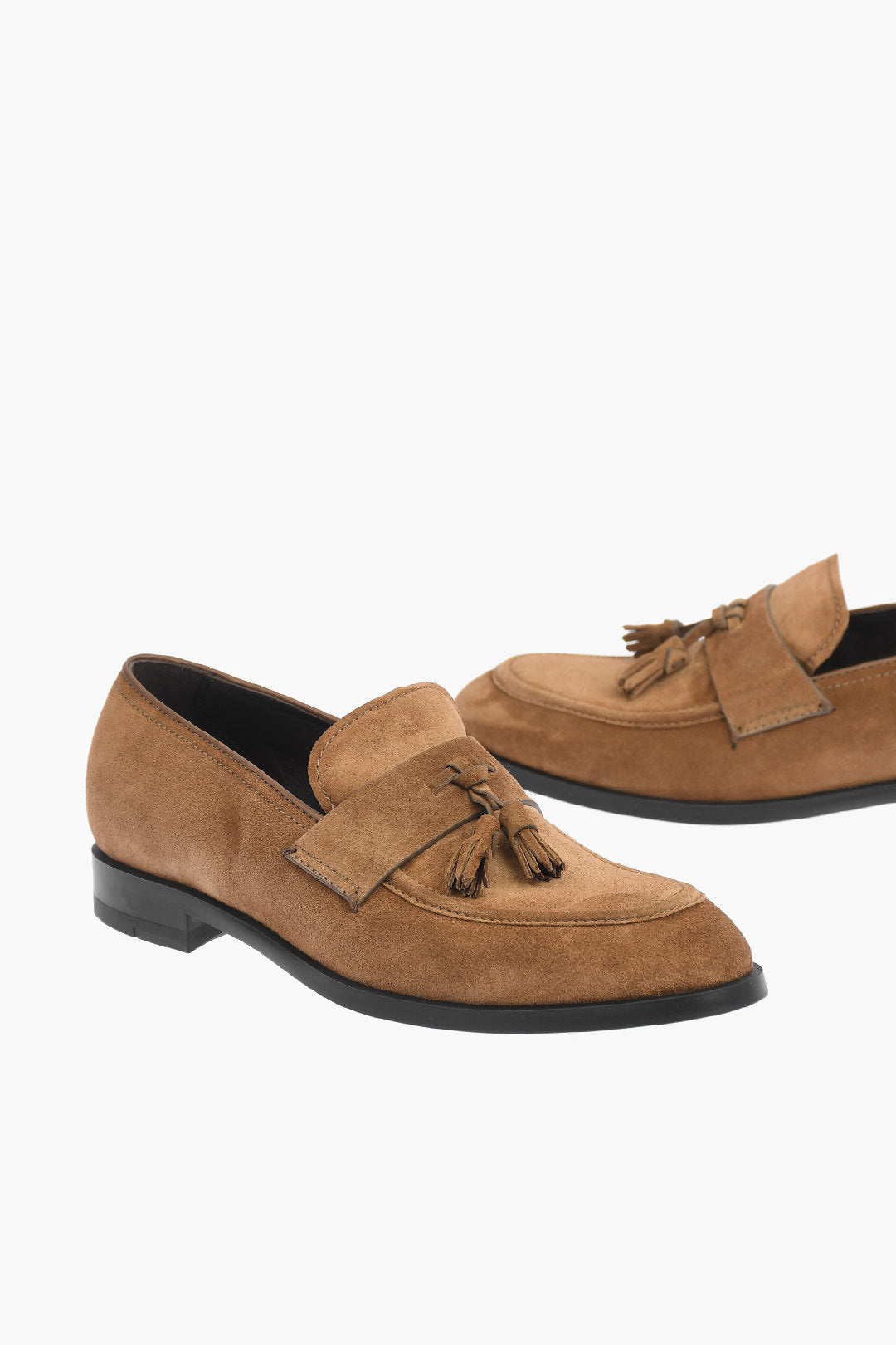 0405~EZ TAILORING Suede Tassel Loafer SIENA FLEX