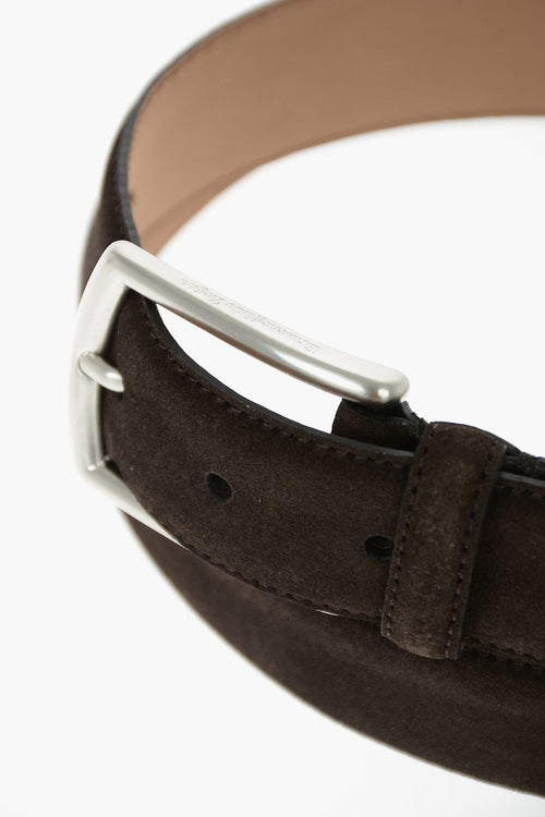 0405~Solid-Color Suede Belt 40mm