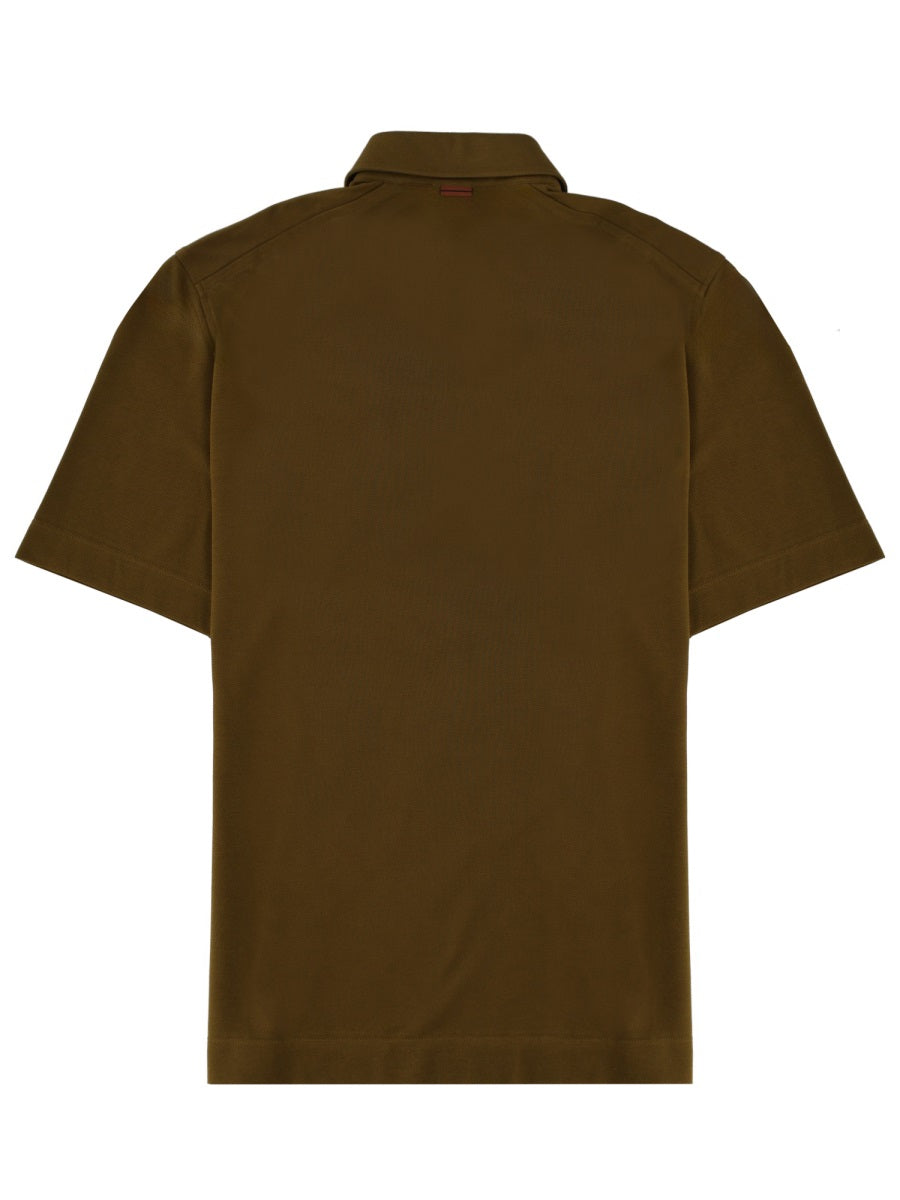 Zegna Men Regular Fit Polo Shirt