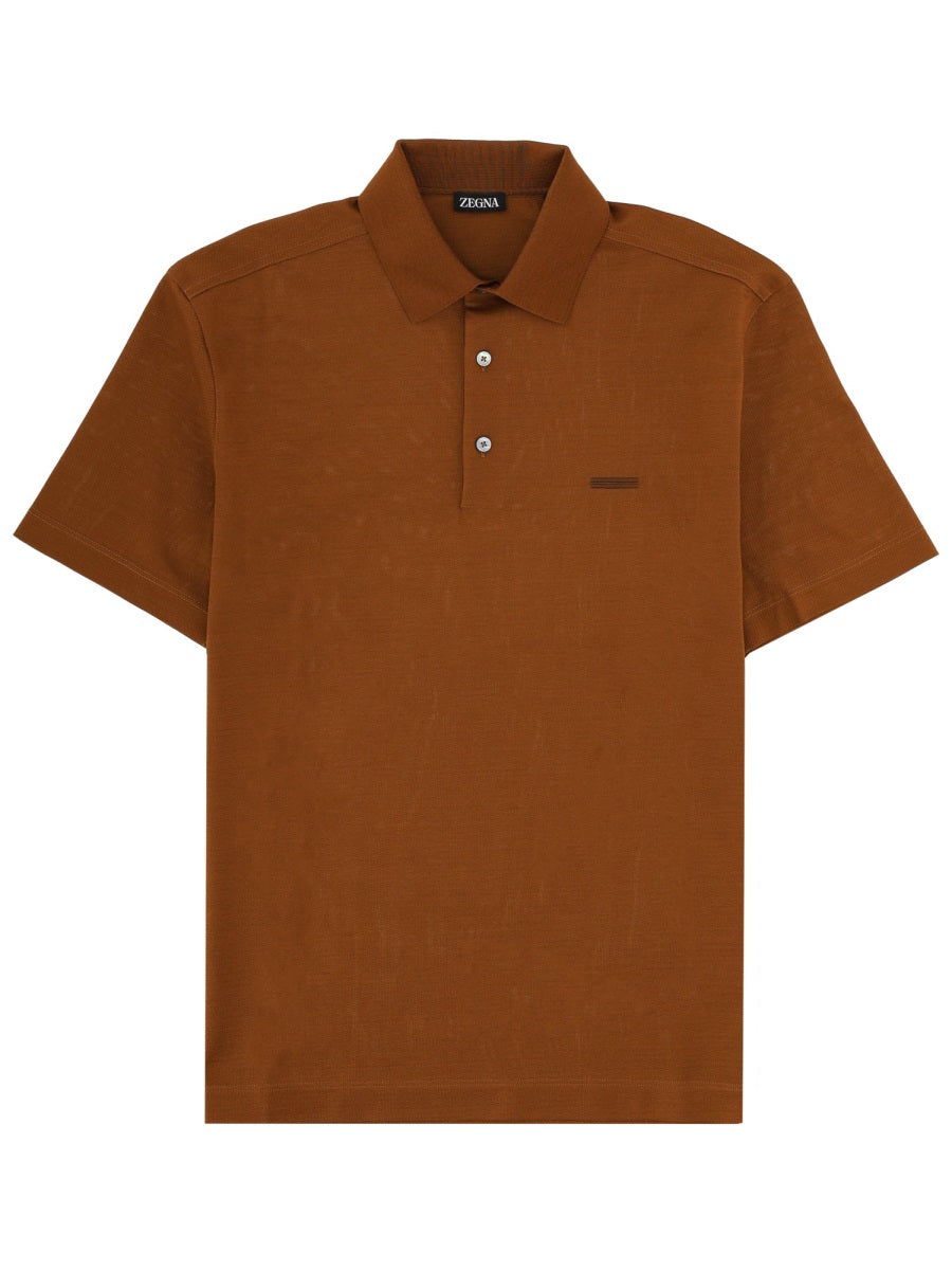 Zegna Men Polo Regular Fit