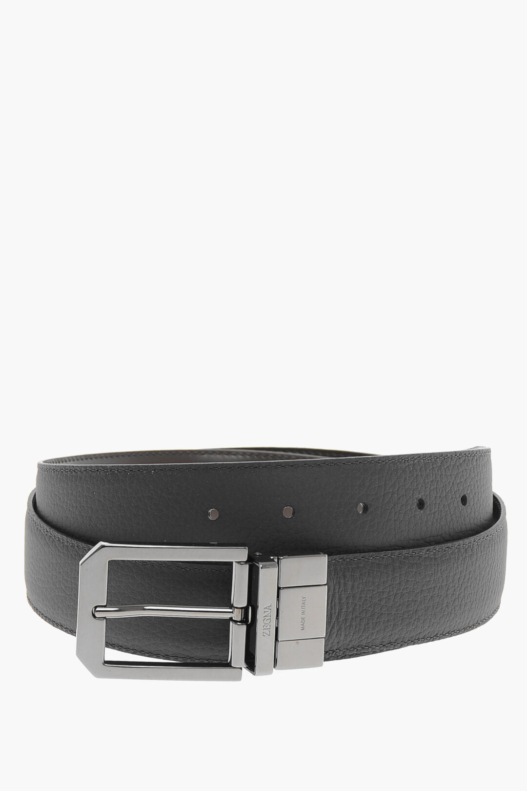 0405~Reversible Leather and Hammered Leather Belt
