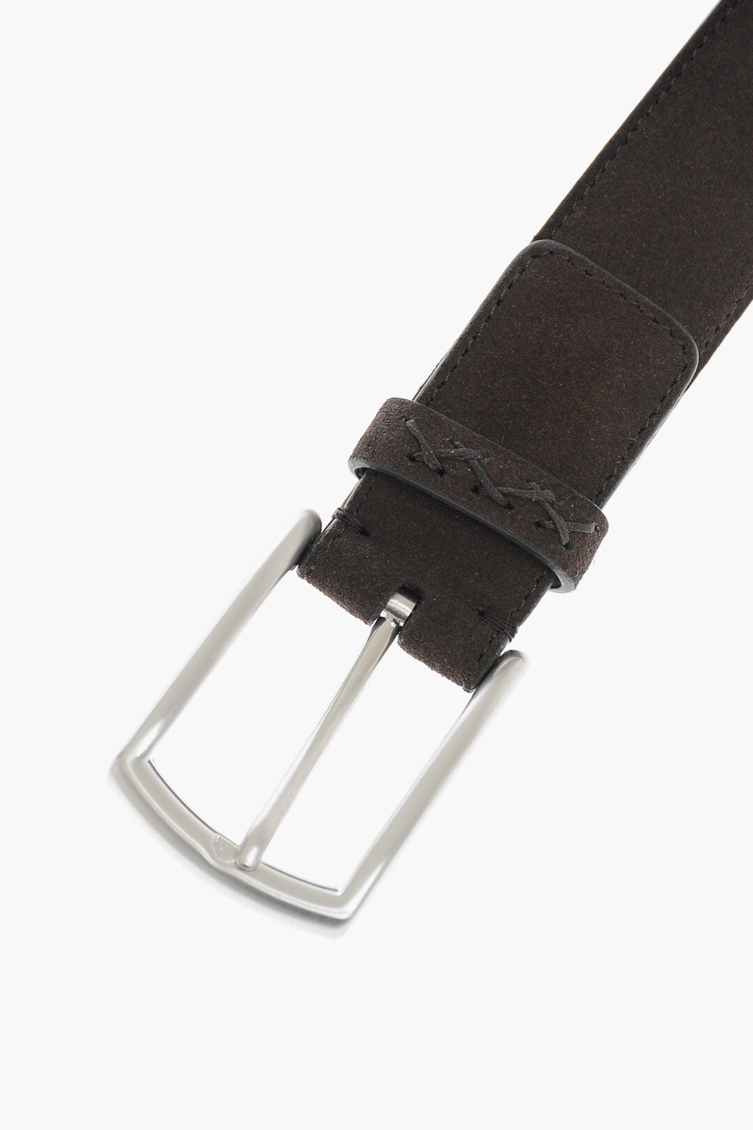 0405~Suede Belt with Metal Buckle