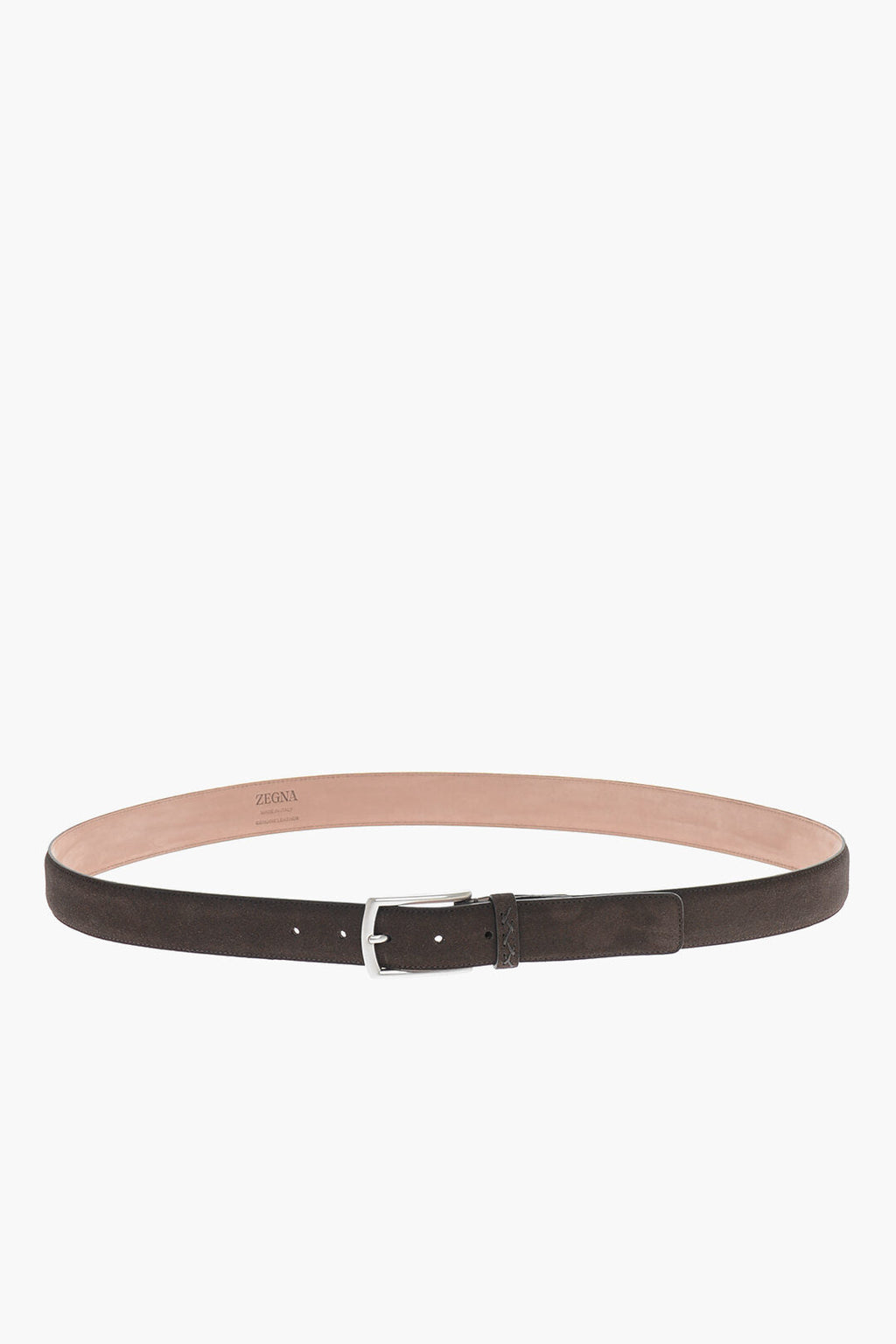0405~Suede Belt with Metal Buckle