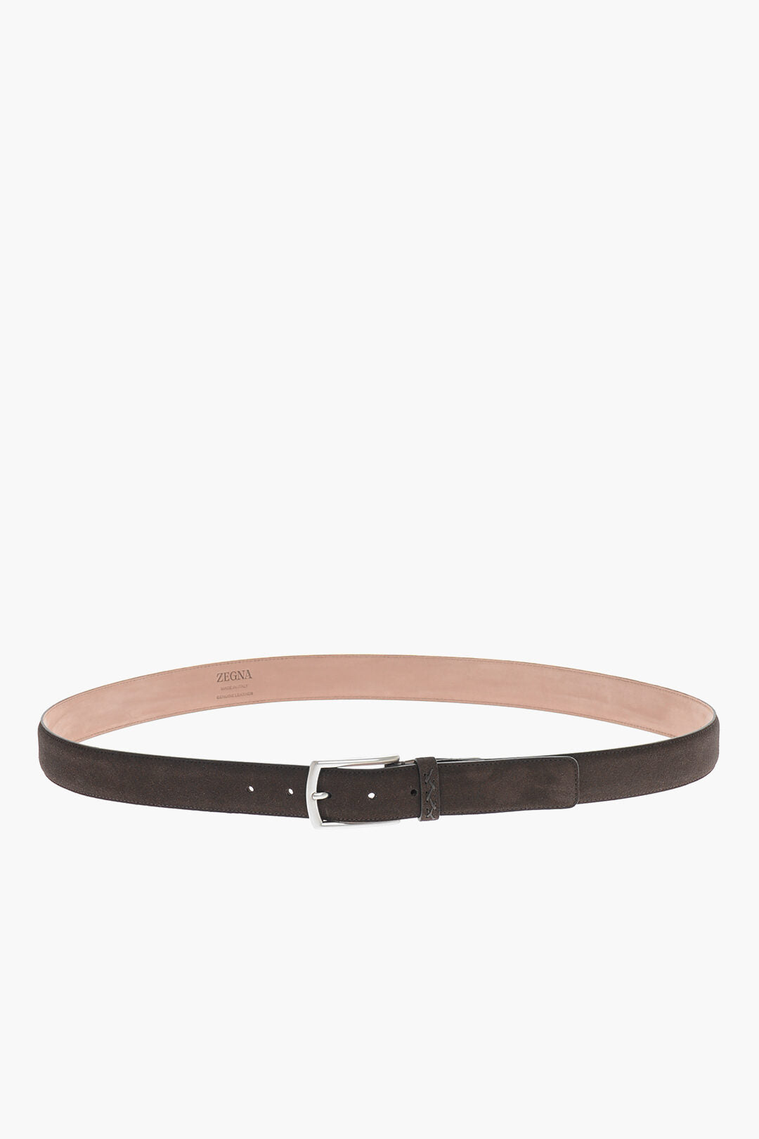 0405~Suede Belt with Metal Buckle