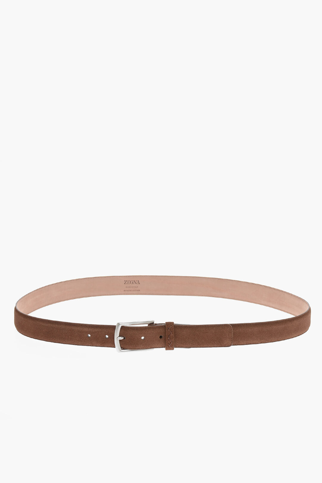 0405~Suede Belt with Metal Buckle