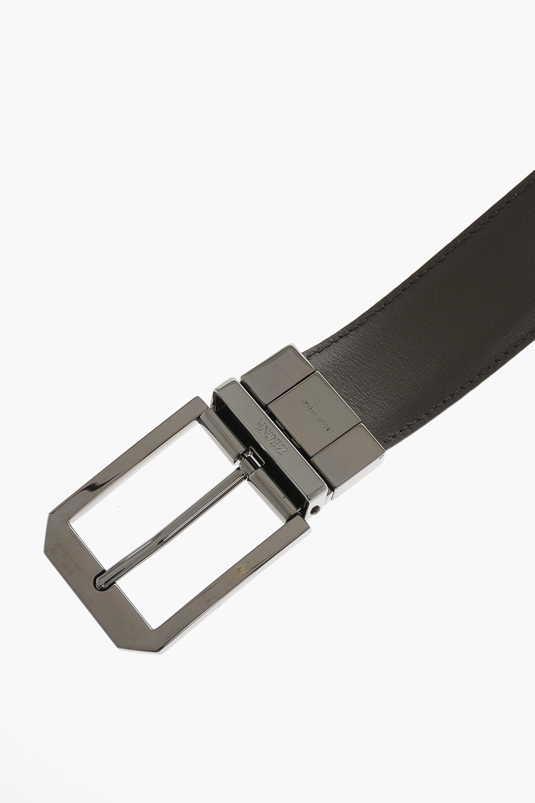 1500~Leather Belt with Metal Buckle