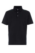 Zegna Men Midnight Blue Piquet Polo Shirt