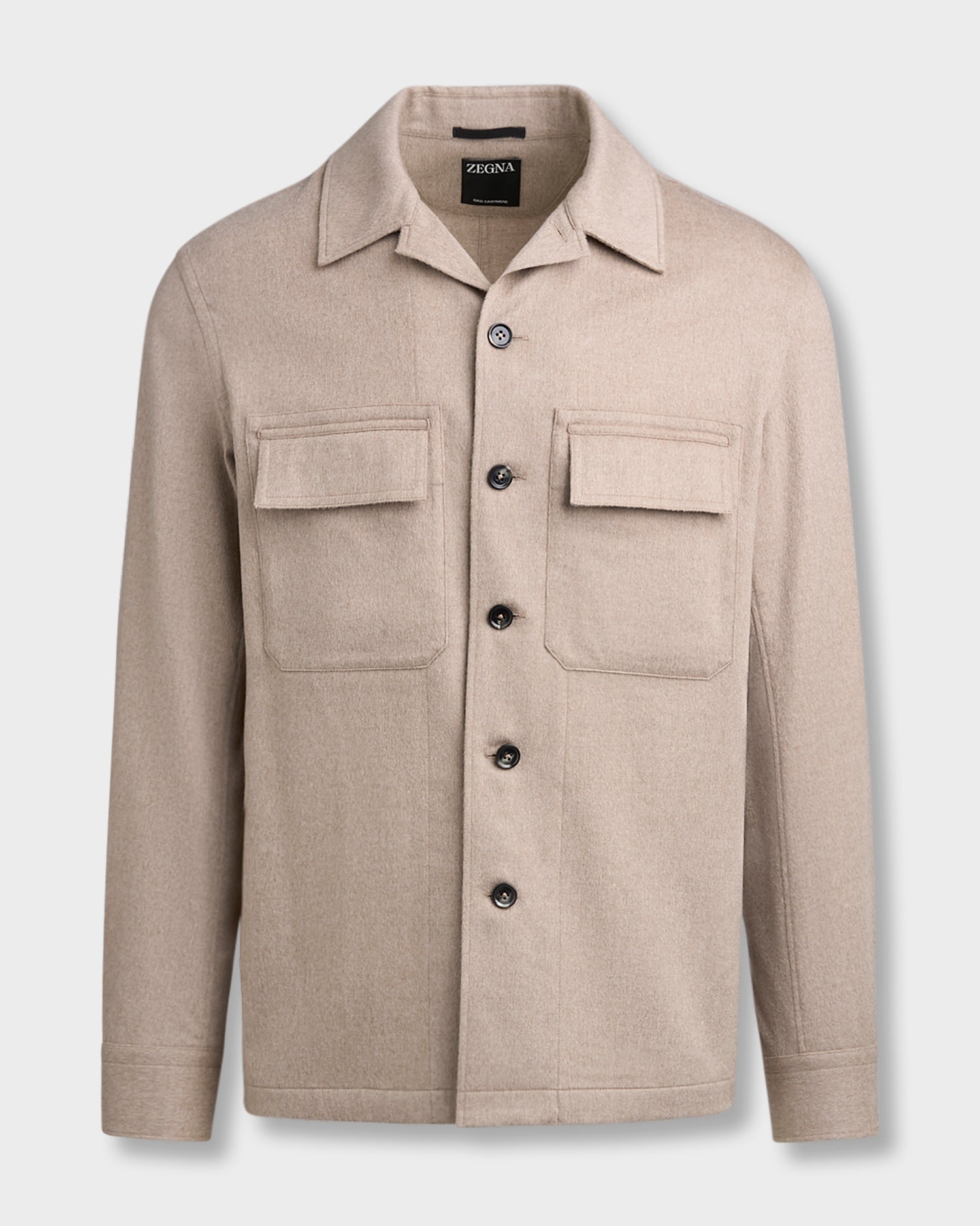 Beige Oasi Cashmere Alba Overshirt