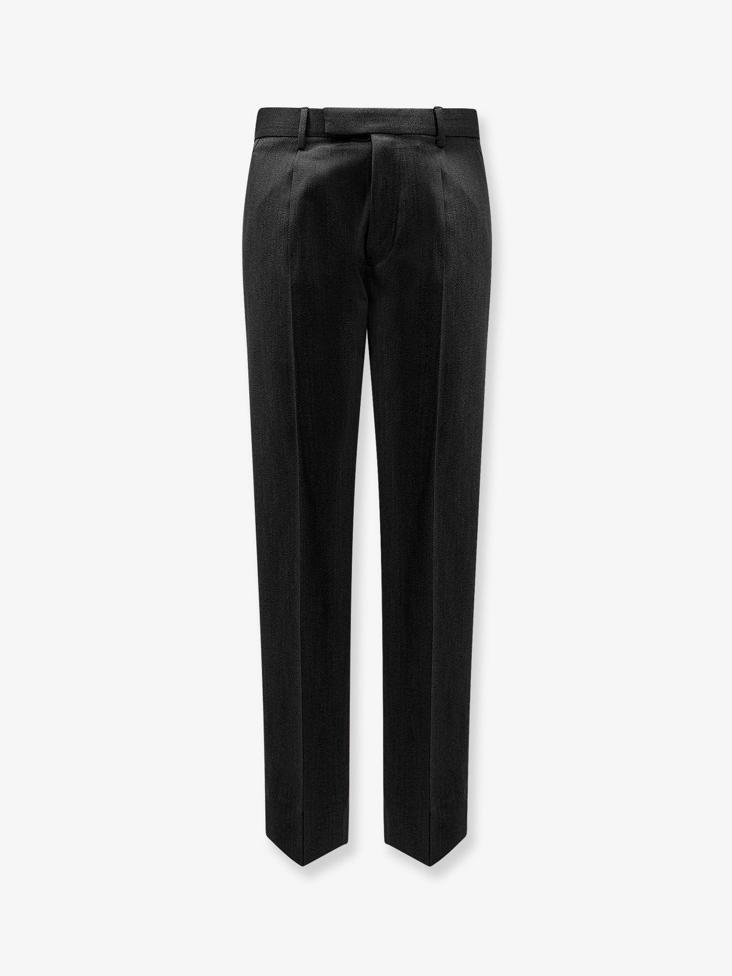Zegna Wool Trousers Black Men