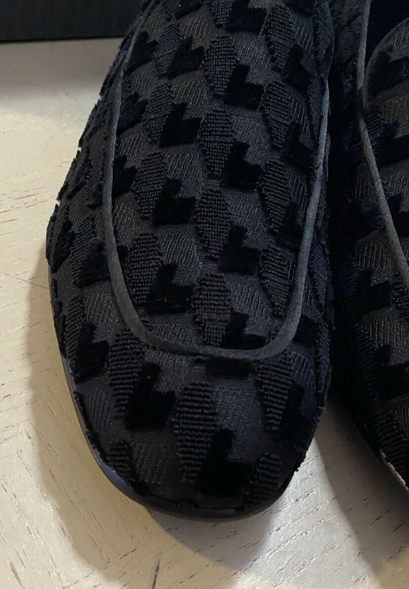 New $650 Ermenegildo Zegna Loafers Shoes Black 9.5 US Italy