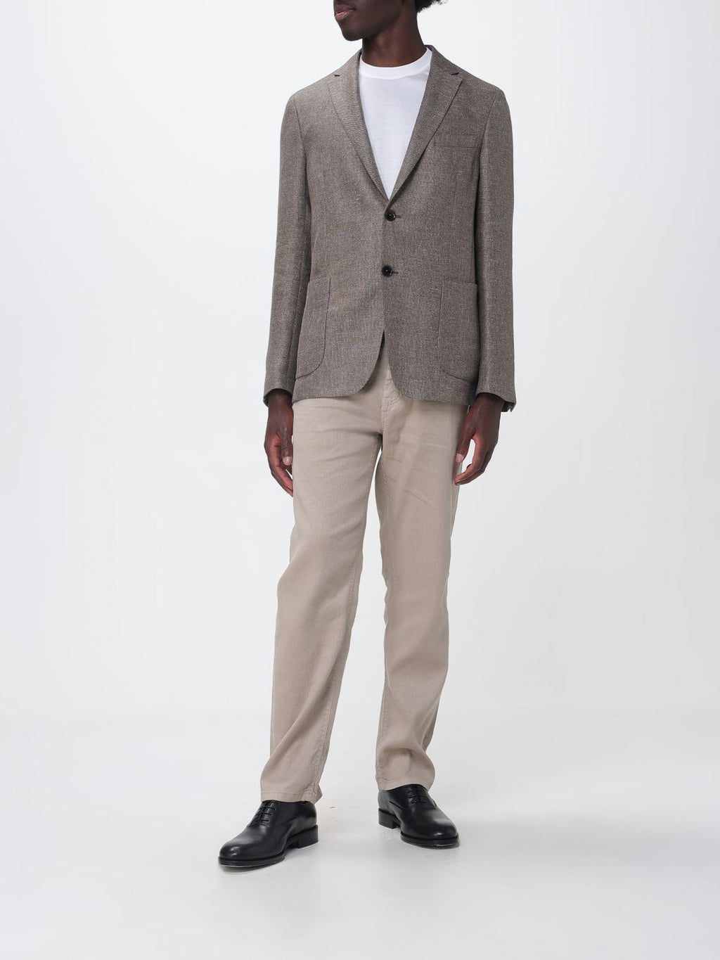 Zegna Jacket Men Brown