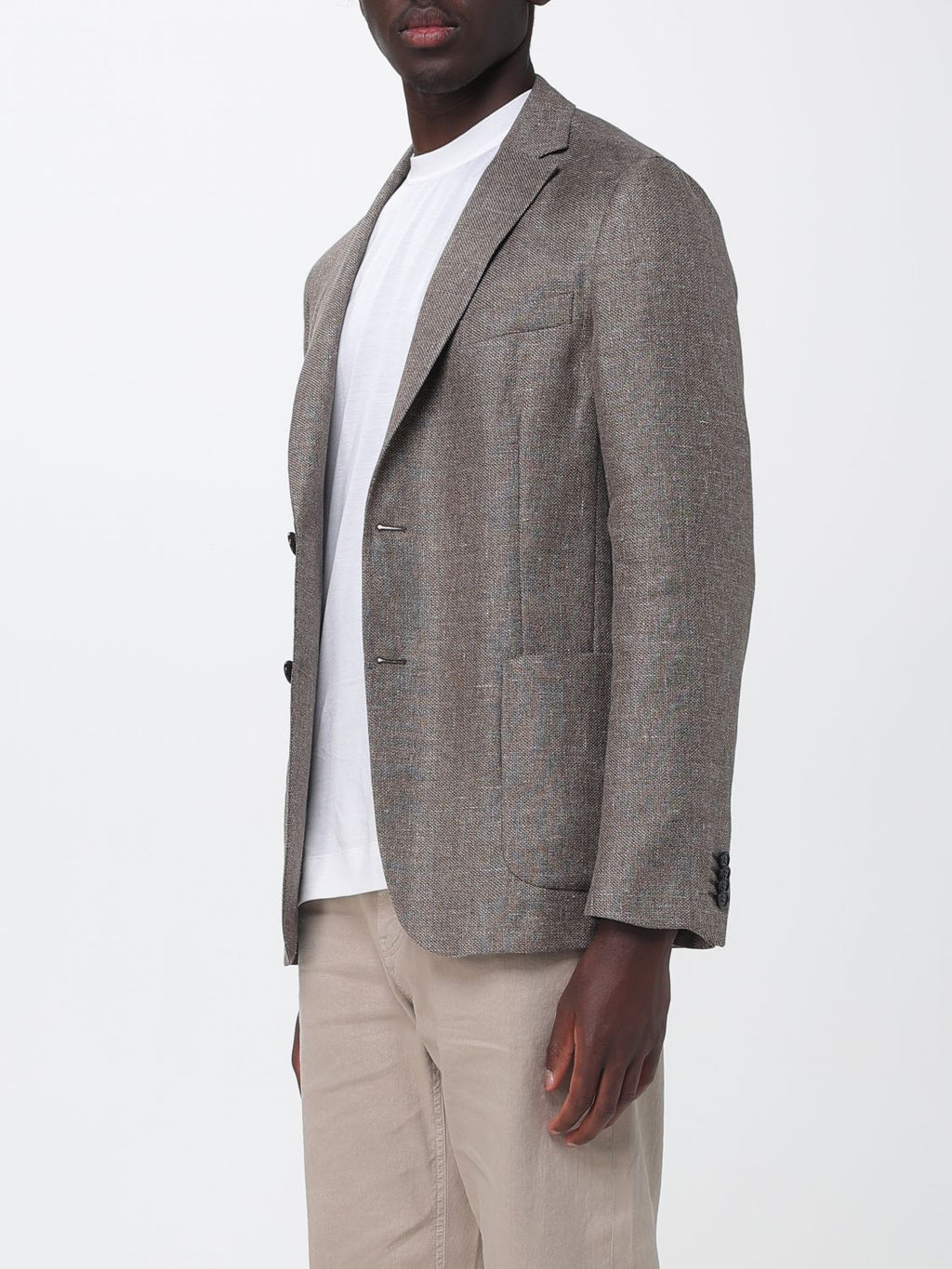 Zegna Jacket Men Brown