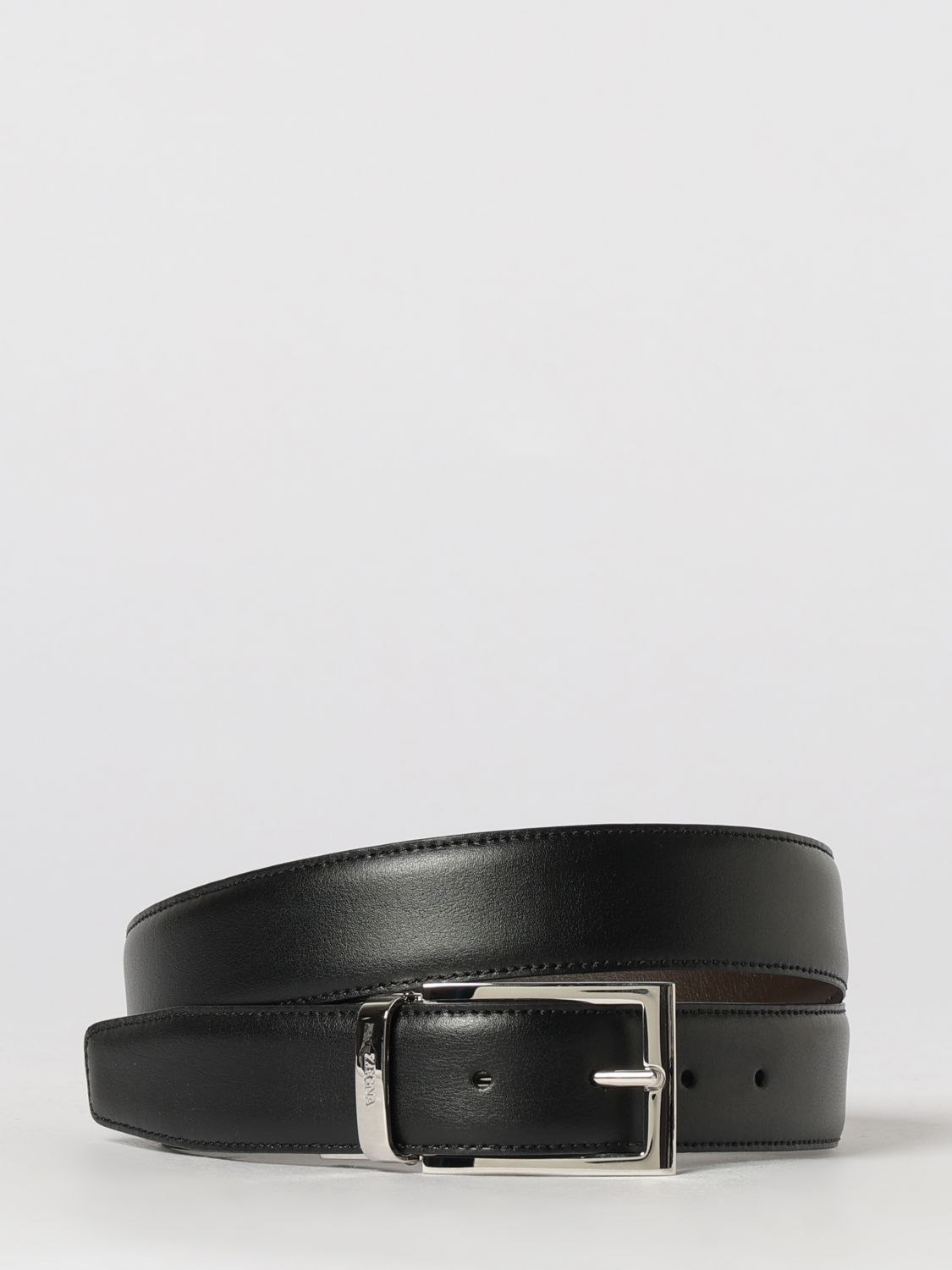 Zegna Belt Men Black