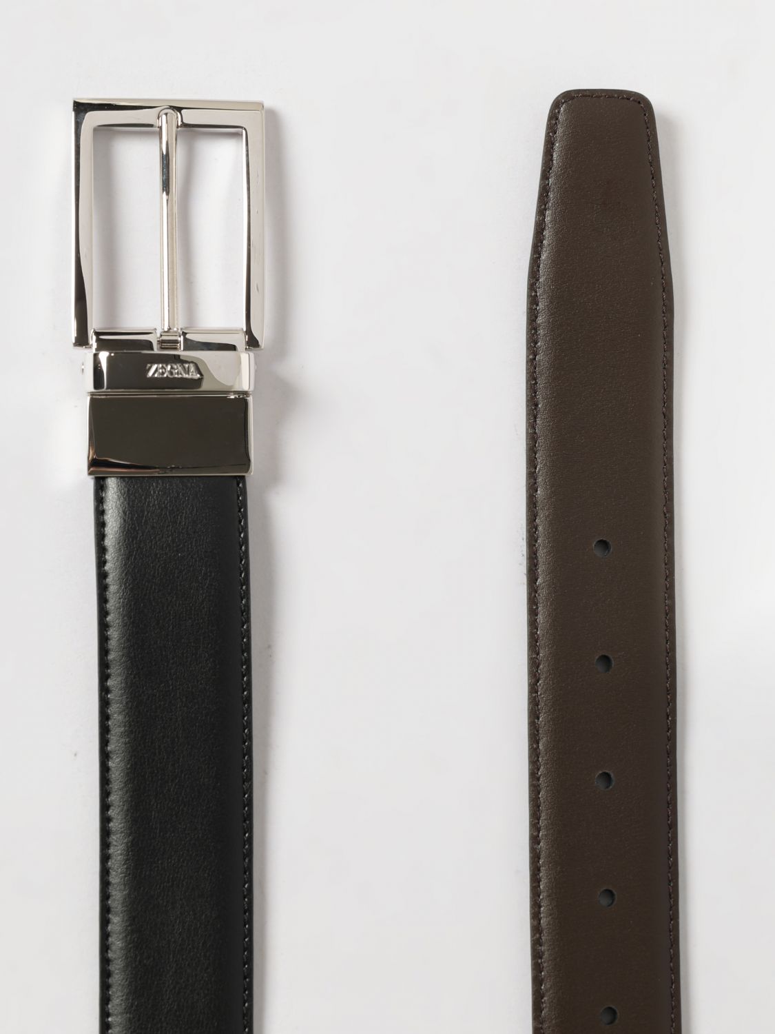 Zegna Belt Men Black