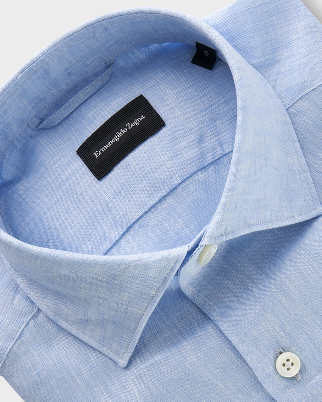 Light Blue Pure Linen Shirt