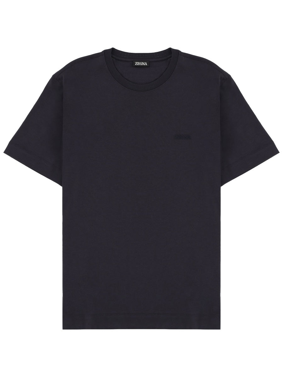 White Cotton Relaxed Crewneck T-Shirt