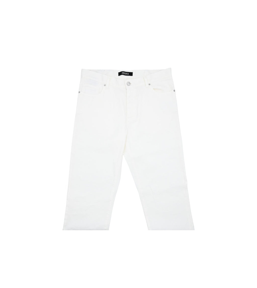 ZEGNA Comfort Linen and Cotton 5 Pocket Pants