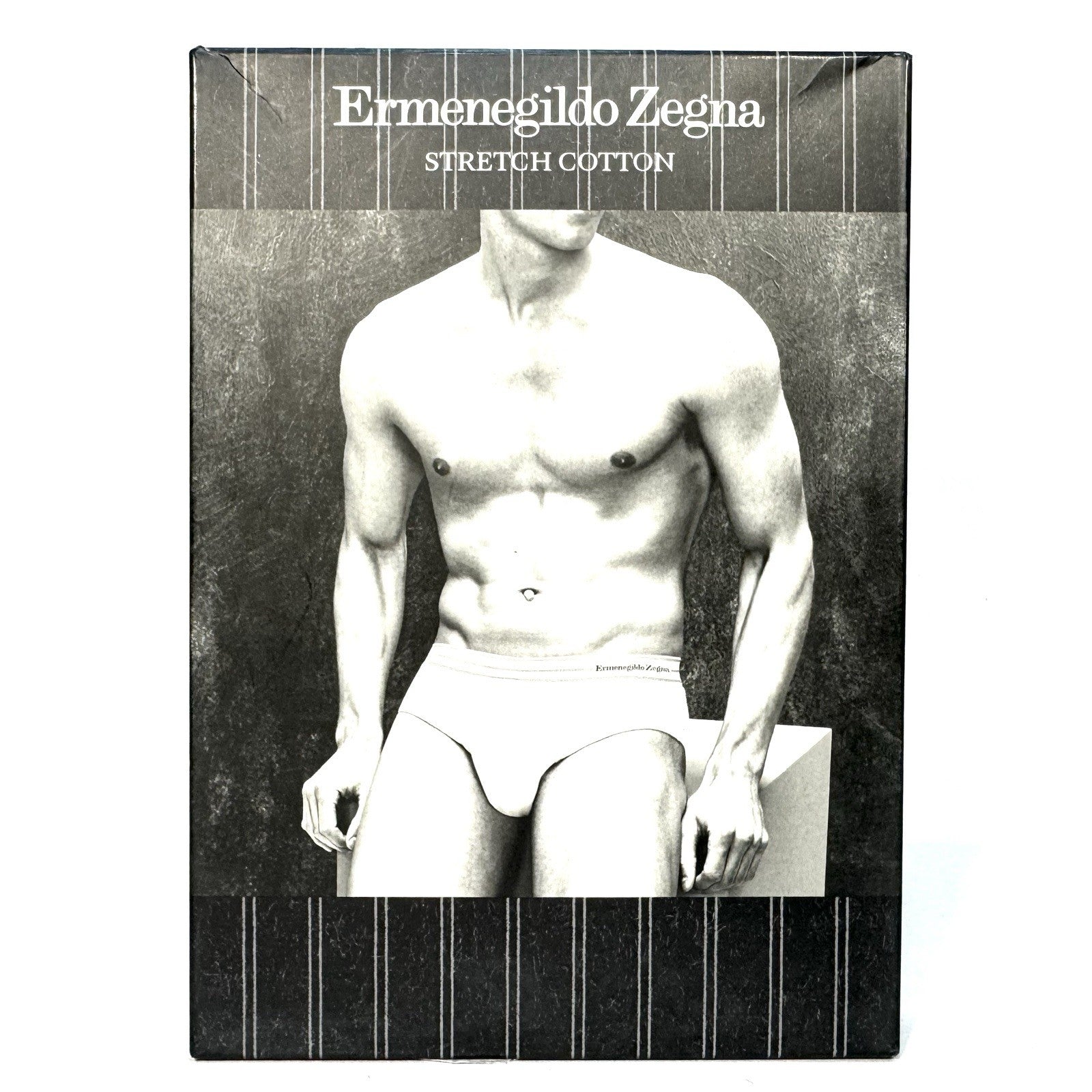 ERMENEGILDO ZEGNA Mens Stretch Cotton Midi Brief Underwear White S