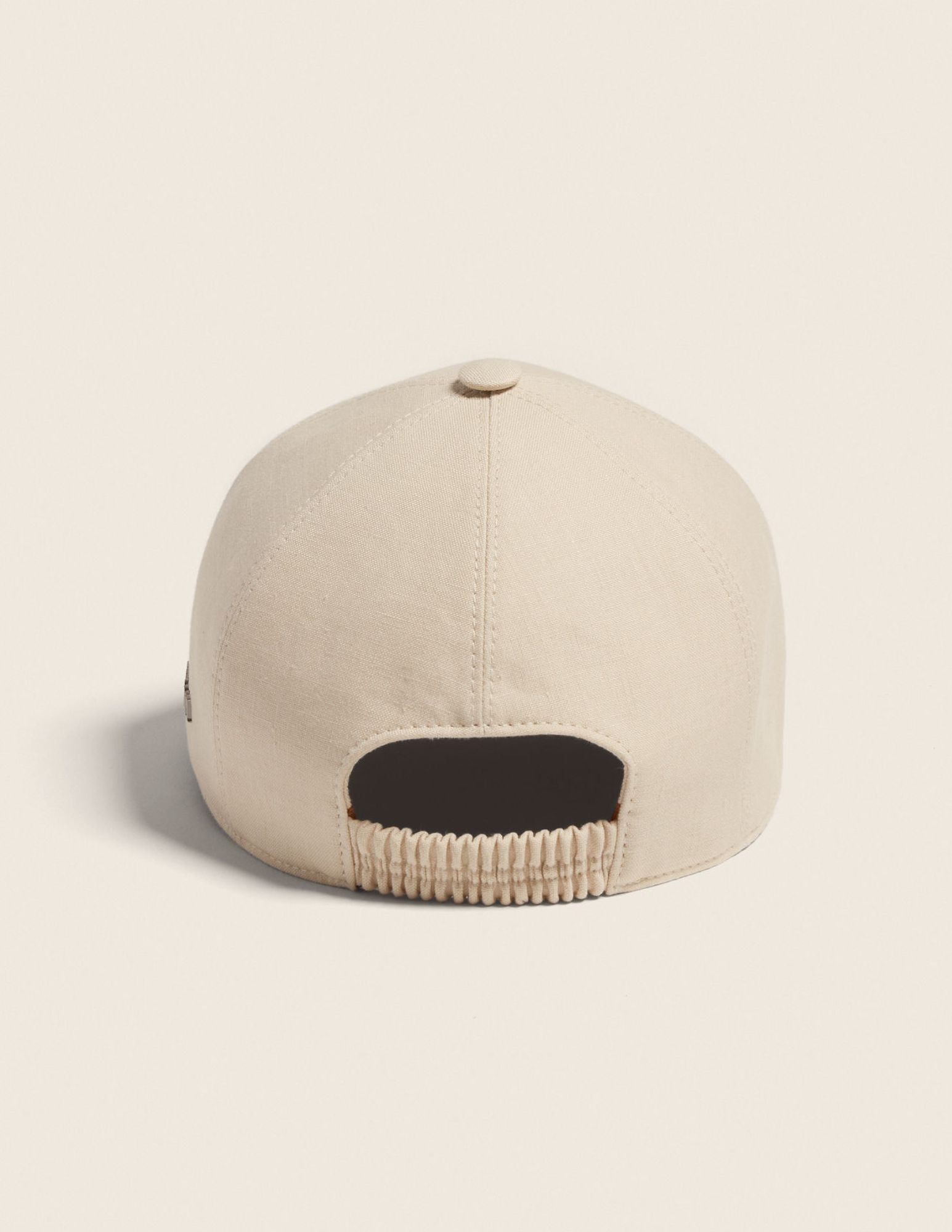 Oasi Lino Baseball Cap | Light Beige