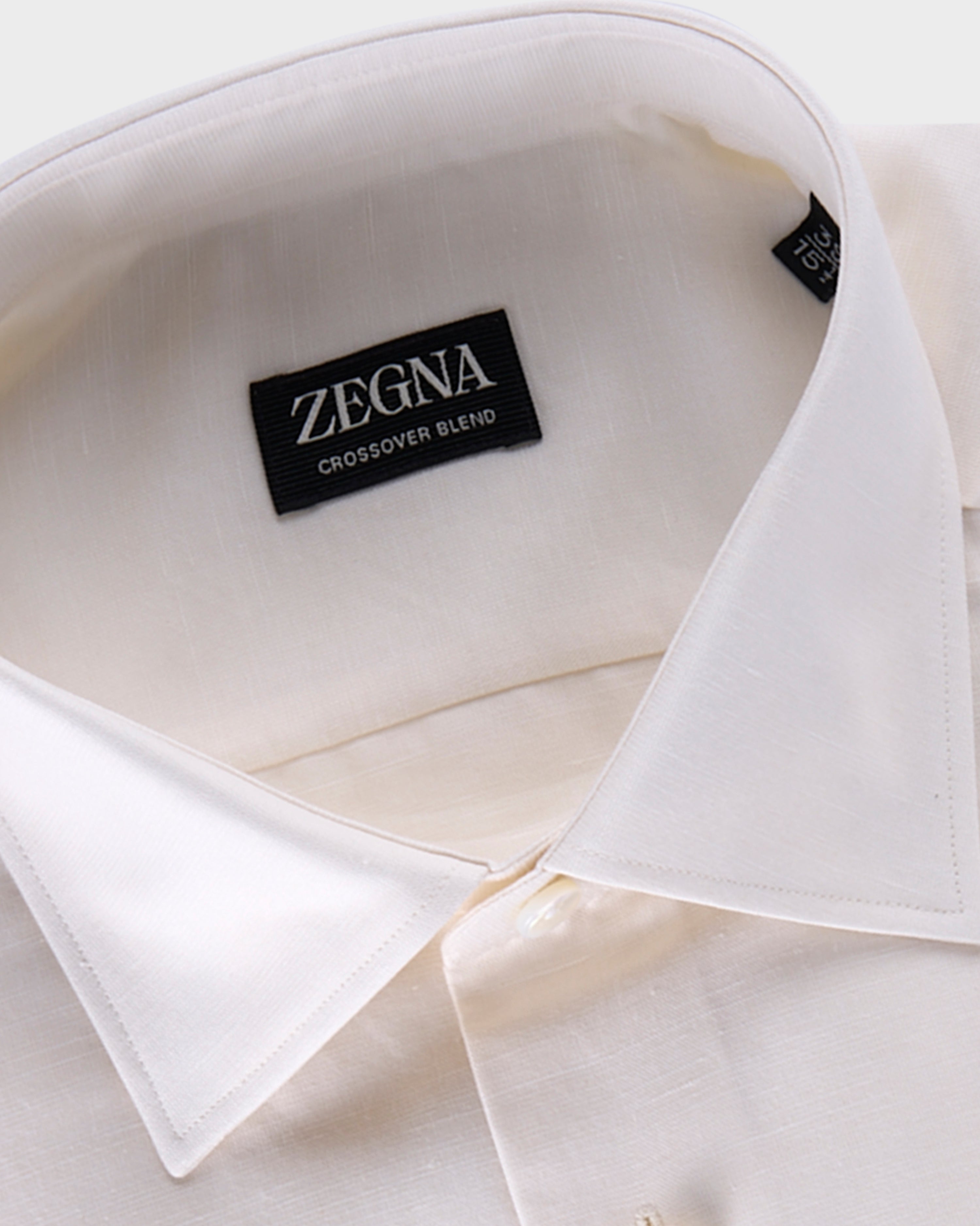 Cream Crossover Blend Shirt