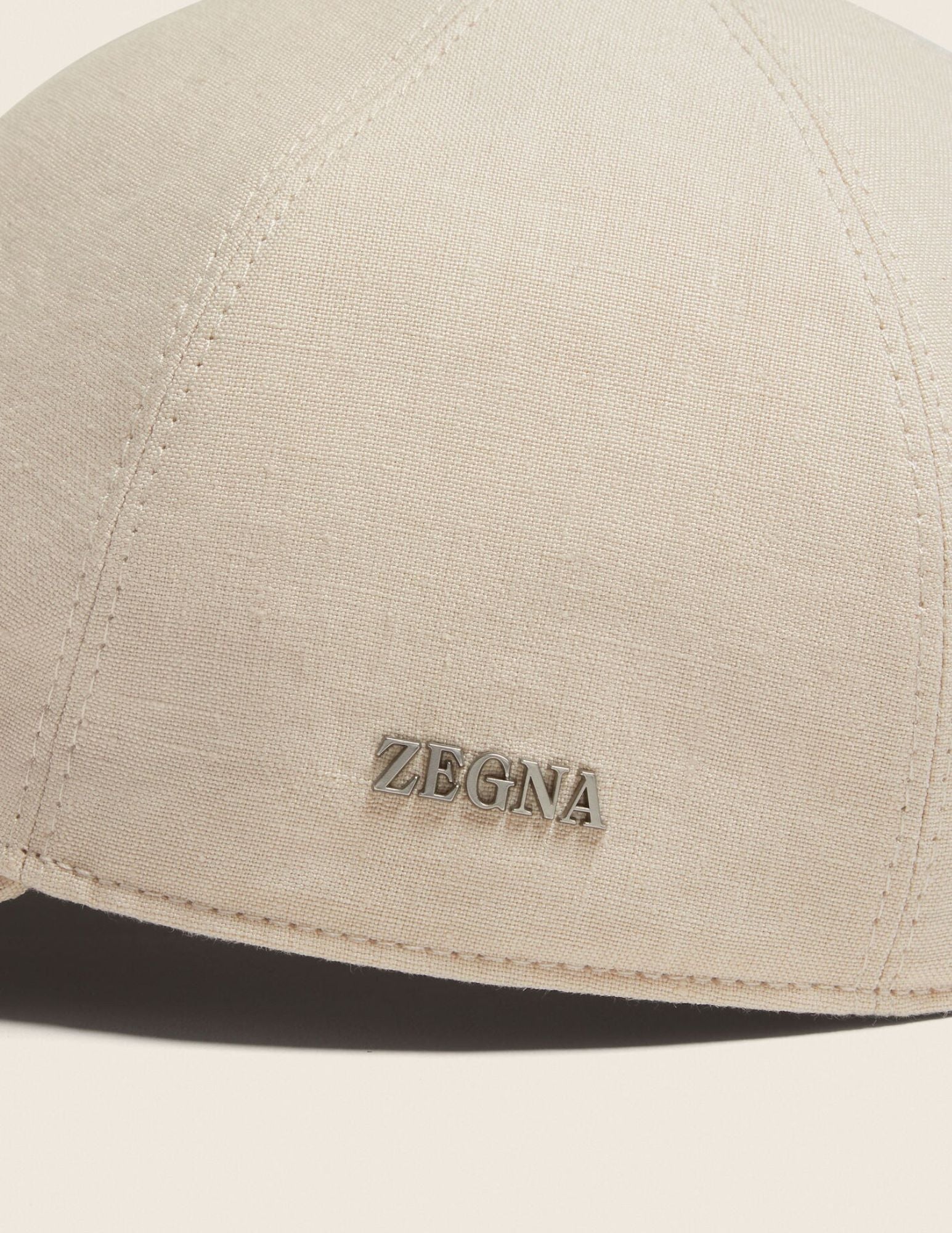 Oasi Lino Baseball Cap | Light Beige