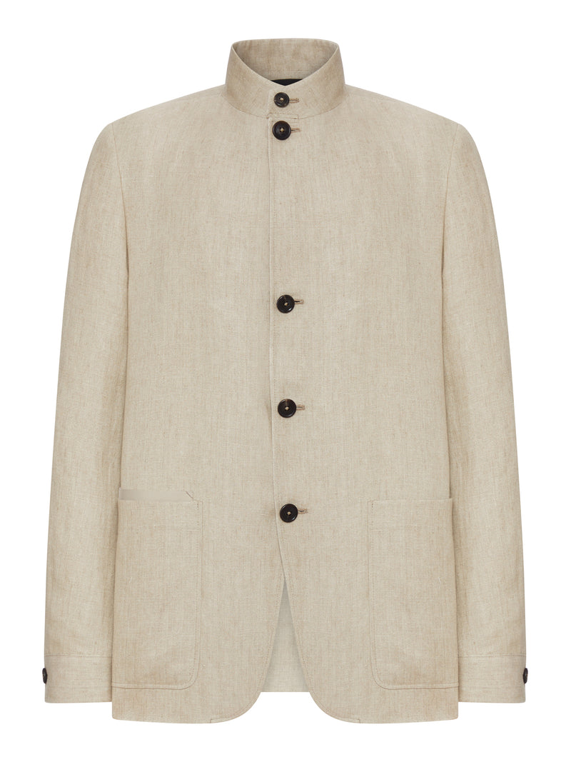 Zegna Men Oasi Lino Chore Jacket