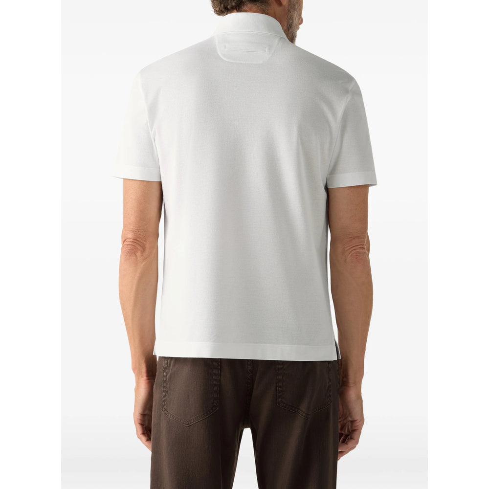 Zegna White Polo Shirts Men
