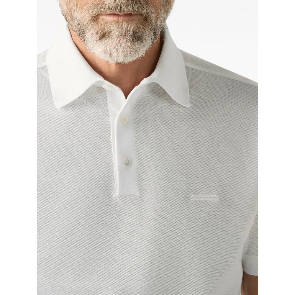 Zegna White Polo Shirts Men