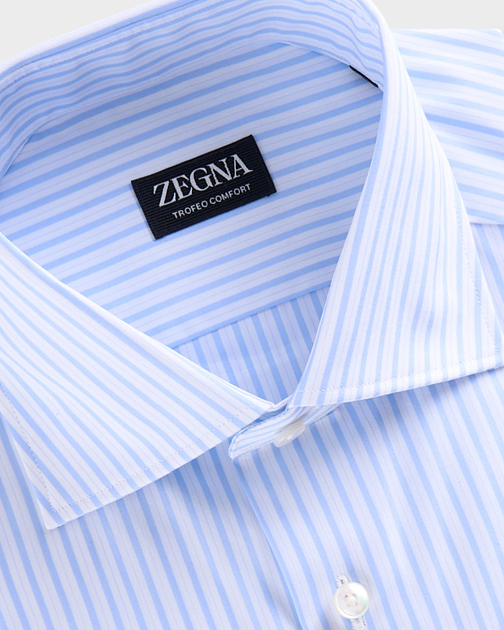 Blue And White Stripe Trofeo Comfort Shirt