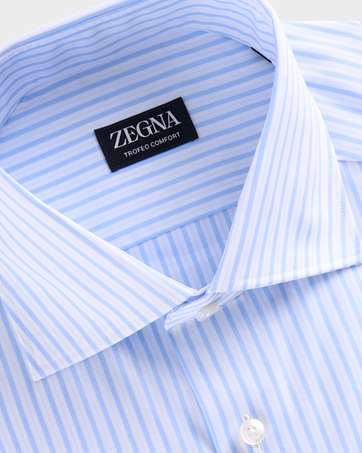 Blue And White Stripe Trofeo Comfort Shirt