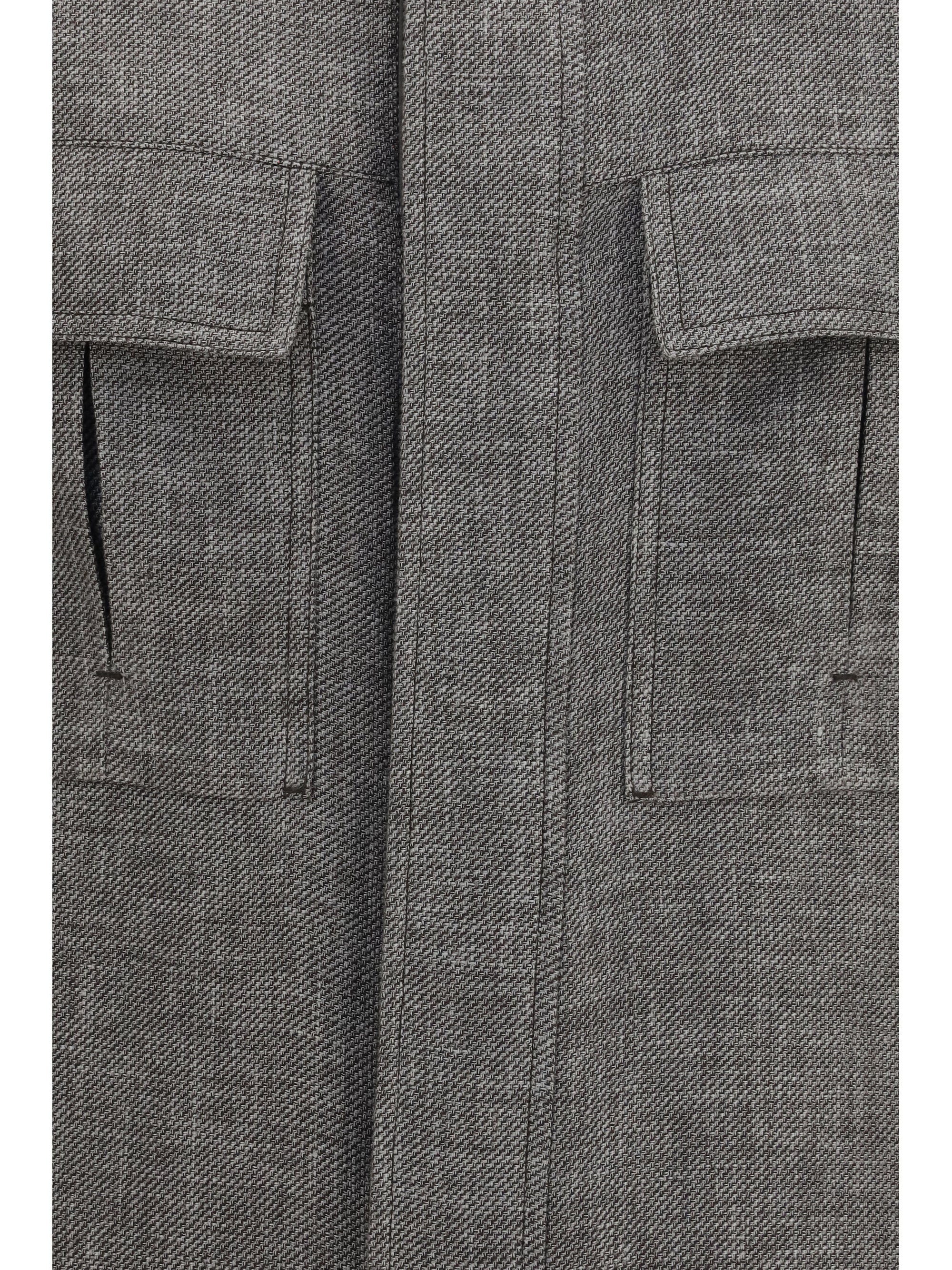 Zegna High-collar Shirt Jacket 001