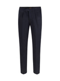 ZEGNA Cotton and linen tailored Pants