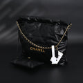 Chanel 19 Flap Bag – Black Quilted Lambskin with Gold & Ruthenium Hardware