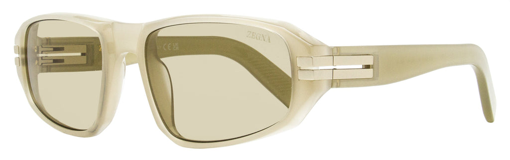 Zegna EZ0262 Lanyard Sunglasses — Beige