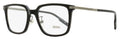 Zegna EZ5265-H Stepped Browline Eyeglasses — Black