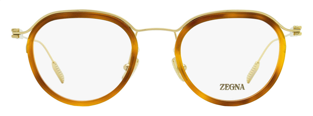 Zegna EZ5289 Floating Oval Eyeglasses — Gold