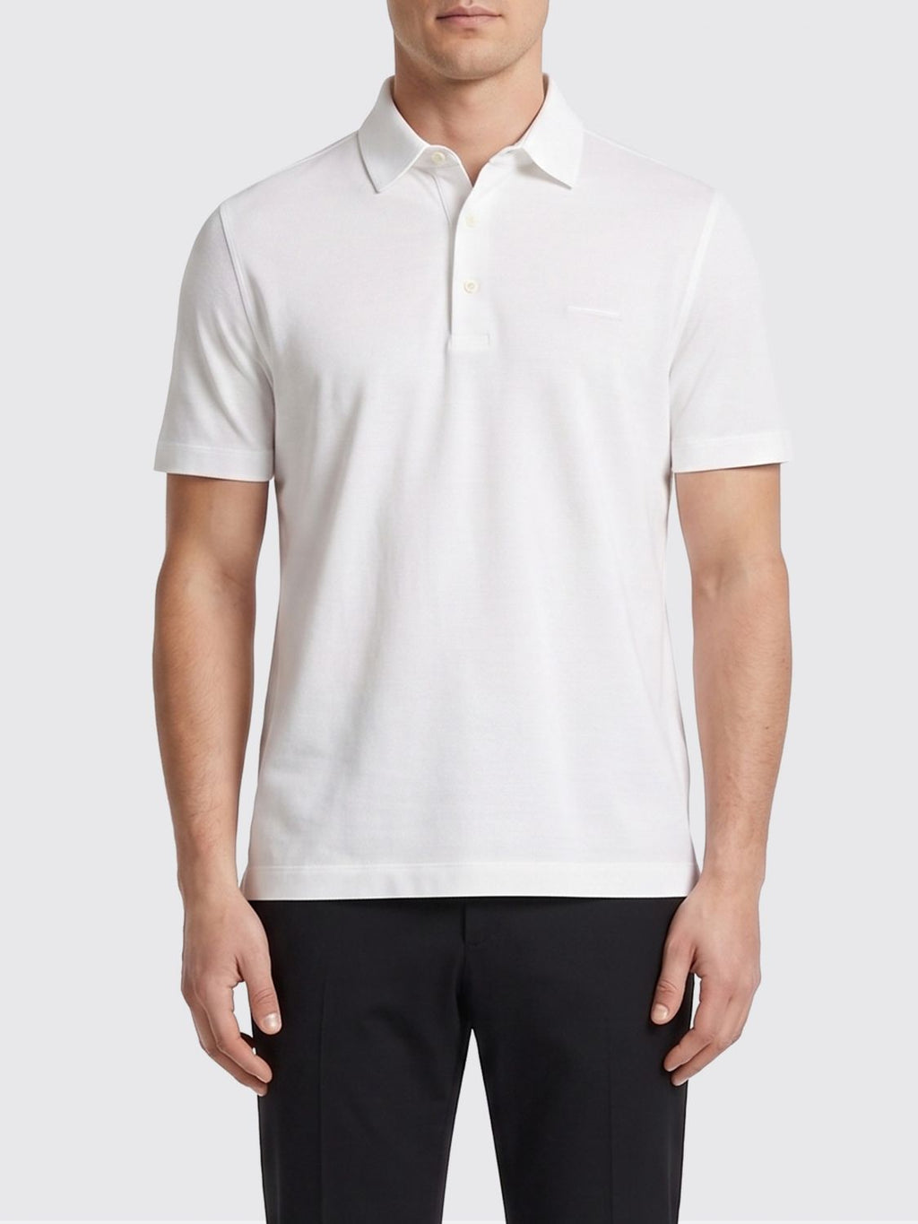 Zegna Polo Shirt Men White
