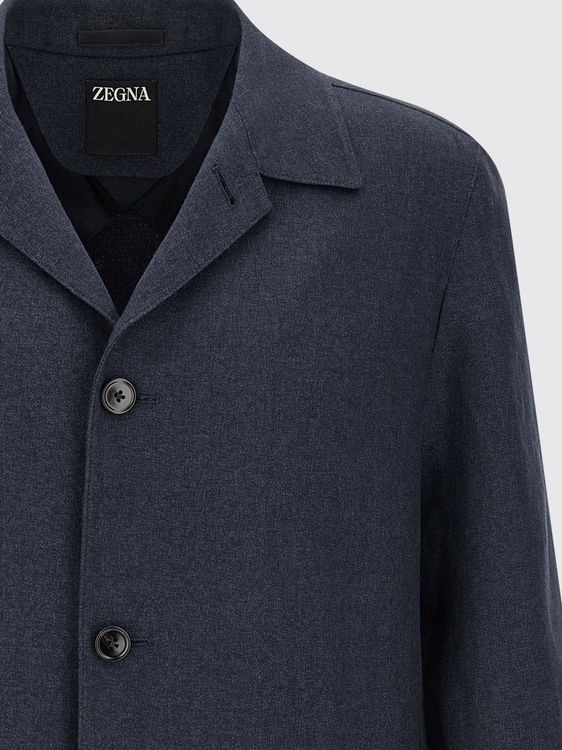 Zegna Jacket Men Blue