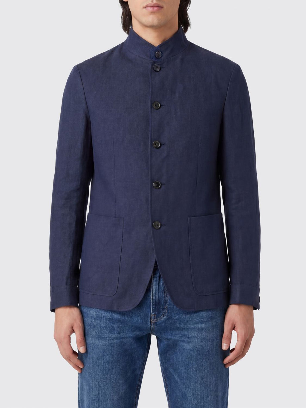 Zegna Jacket Men Denim