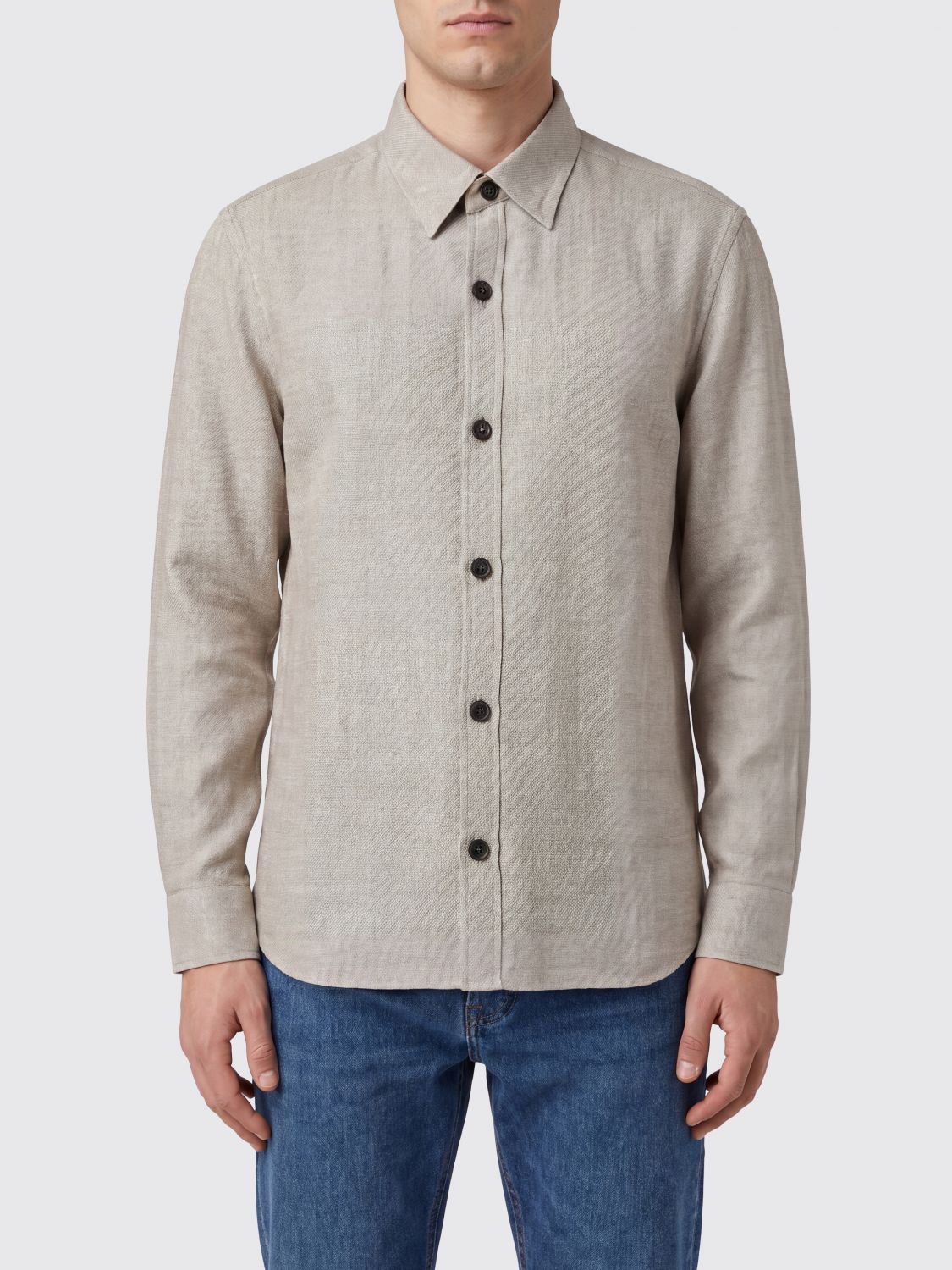 Zegna Jacket Men Grey