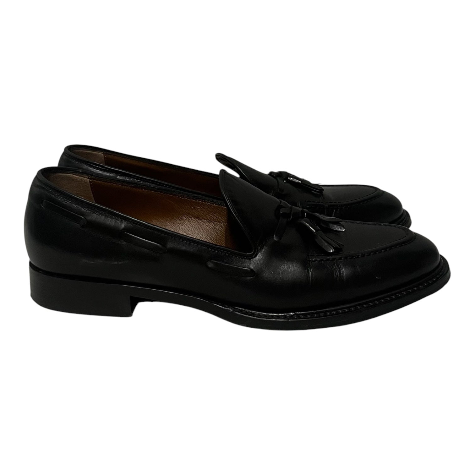 Ermenegildo Zegna/Loafers/EU 38/Leather/BLK/tassle loafers
