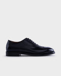 Black Leather Torino Oxford Shoes
