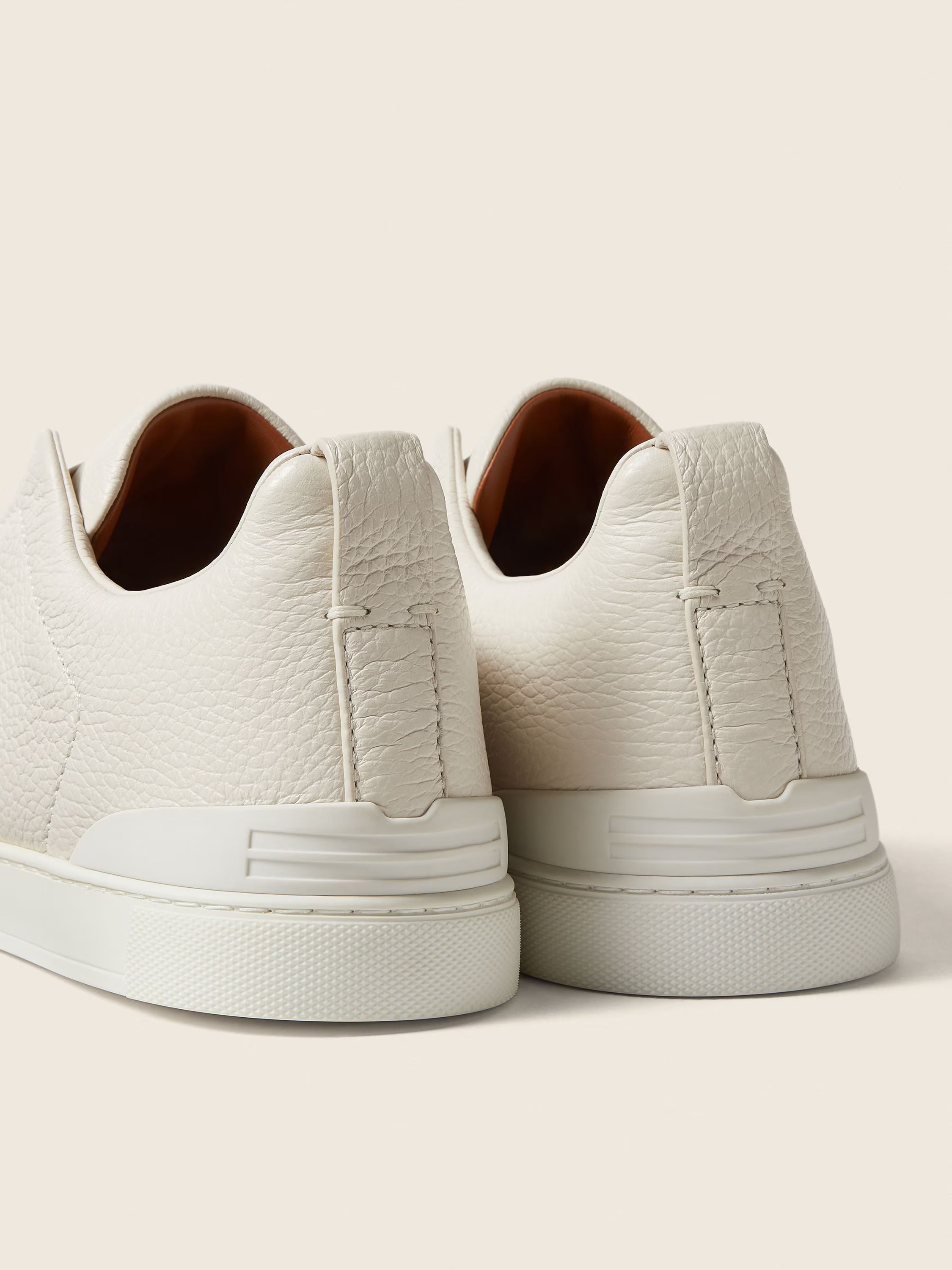 Zegna Triple Stitch Low Top Sneaker