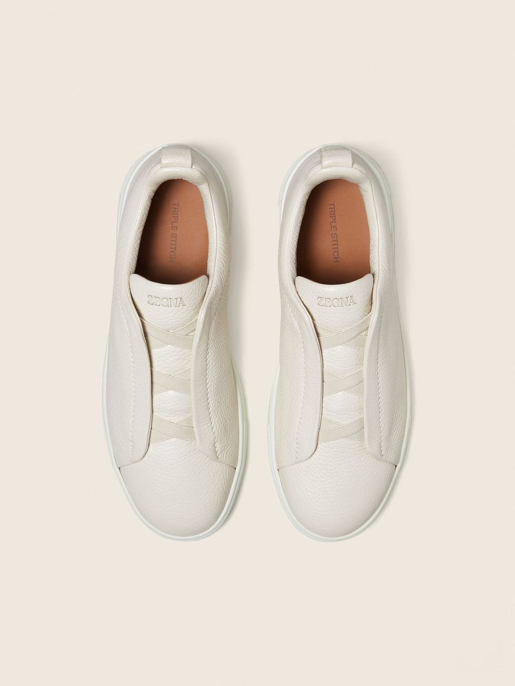 Zegna Triple Stitch Low Top Sneaker