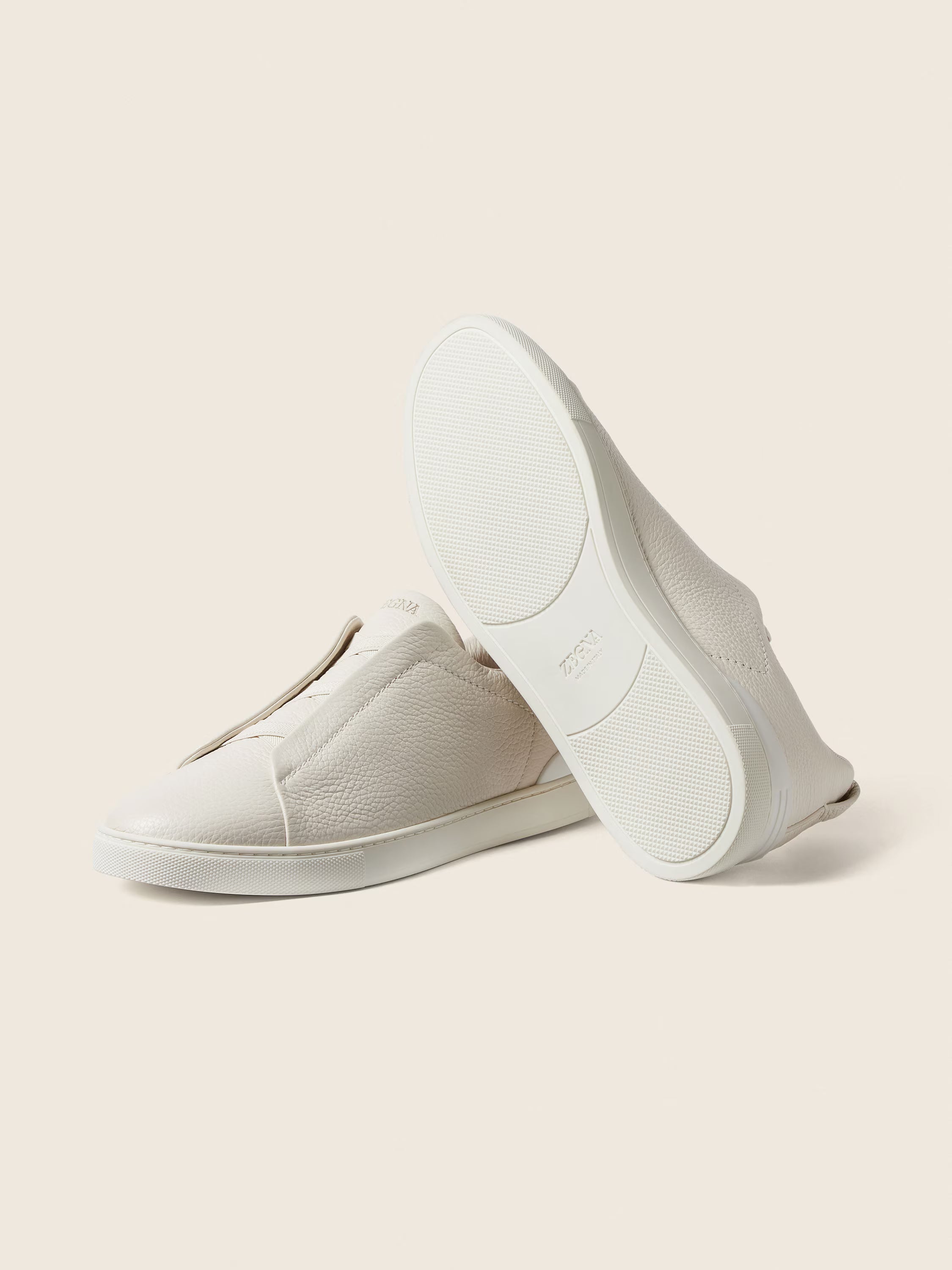 Zegna Triple Stitch Low Top Sneaker