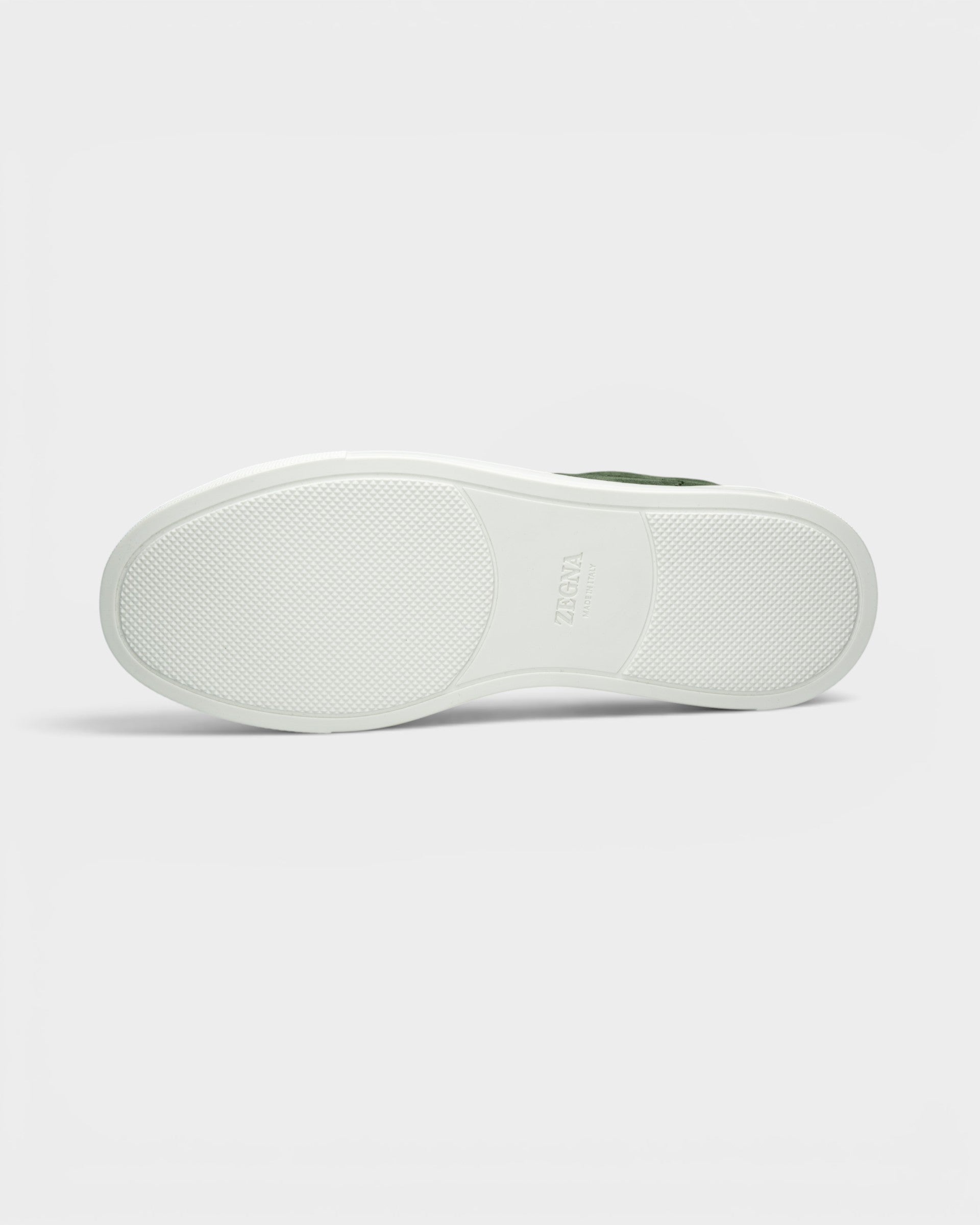 Triple Stitch Suede Sneaker | Green