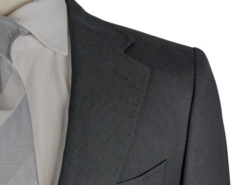 Benjamin x Zegna Suit Dark Charcoal Grey Wool/Silk