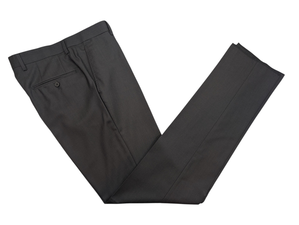Benjamin x Zegna Suit Dark Charcoal Grey Wool/Silk
