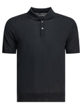 Zegna Wool Polo Shirt Blue Men